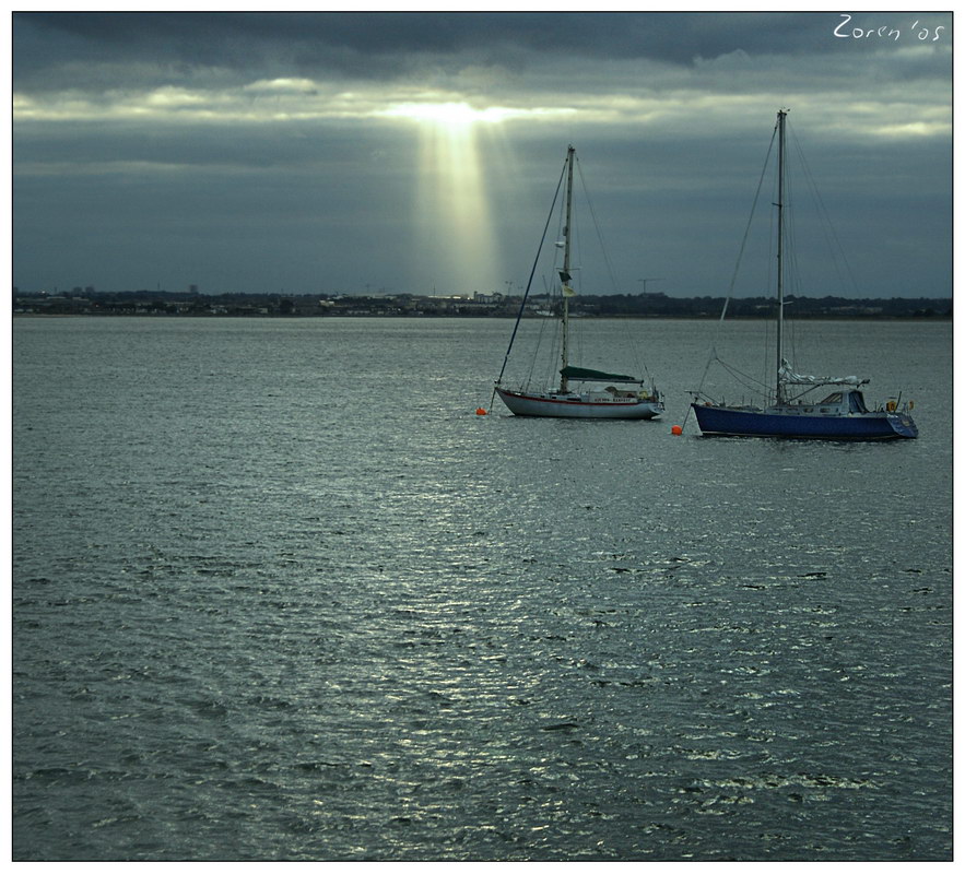 Howth Boats and sun rays.jpg